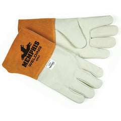Leather / Kevlar 4952 Mig/Tig Welders Gloves - Size Medium - Industrial Tool & Supply