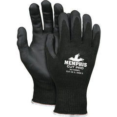MCR Safety Cut Pro Glove - 10 Gauge HyperMax Shell - Nitrile Foam Coated Palm and Fingertips - Size Large - Industrial Tool & Supply