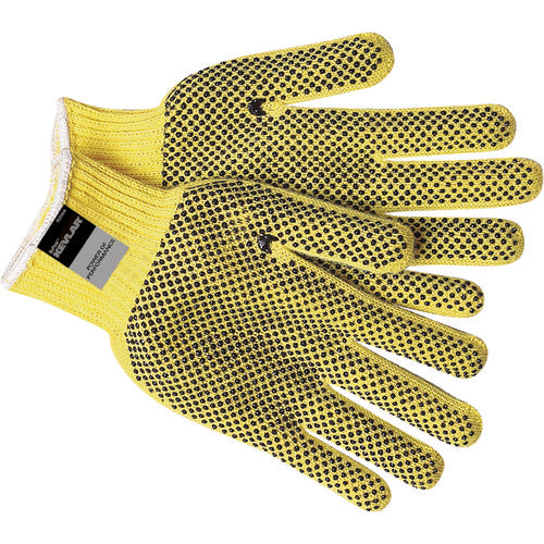 MCR Safety Cut Pro Glove - 7 Gauge Kevlar - Regular Weight - PVC Dots on 2 Sides - Size Small - Industrial Tool & Supply