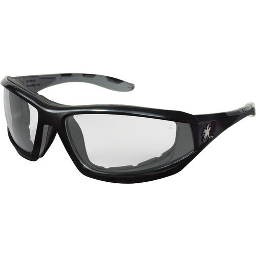RP2 Black Frame w/Temples Clear Anti-Fog Lens - Safety Glasses - Industrial Tool & Supply