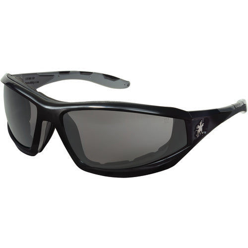 RP2 Black Frame w/Temples Gray Anti-Fog Lens - Safety Glasses - Industrial Tool & Supply