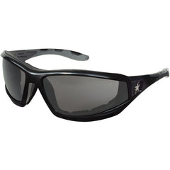RP2 Black Frame w/Temples Gray Anti-Fog Lens - Safety Glasses - Industrial Tool & Supply