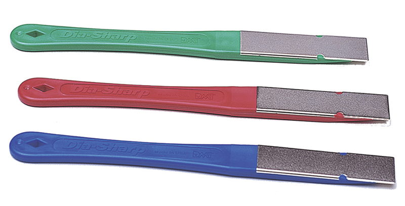 2-1/2 x 3/4" - X-Fine; Fine; Coarse Grits - Rectangular Dia-Sharp Mini Hone Sharpener - Industrial Tool & Supply