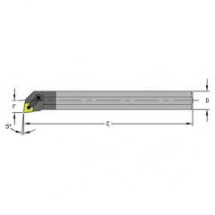 E20U MCLNL4 Solid Carbide Boring Bar w/Coolant - Industrial Tool & Supply