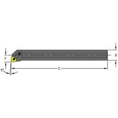 S20S MCLNR4 Steel Boring Bar - Industrial Tool & Supply