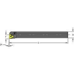 S16S MTUNR3 Steel Boring Bar - Industrial Tool & Supply