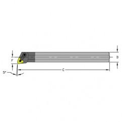 A16S MWLNR3 Steel Boring Bar w/Coolant - Industrial Tool & Supply