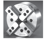 Strong Power Chucks - NIT-200 Series Chucks - 4 Jaw - Part # K-F212A08-NIT-B - Industrial Tool & Supply