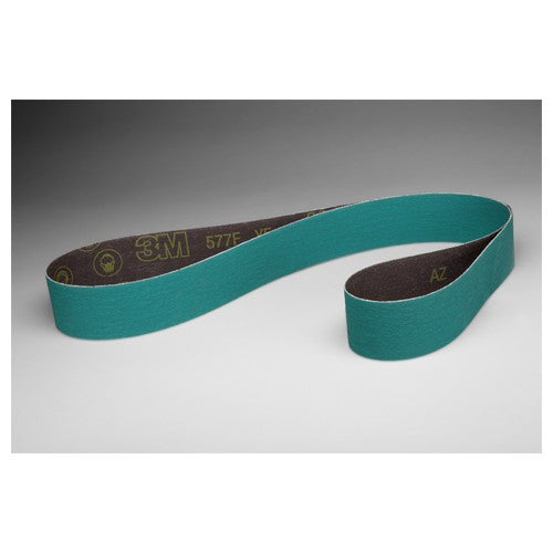 ‎3M Cloth Belt 577F 80 YF-weight 2-1/2 in × 60 in Film-lok Single-flex - Industrial Tool & Supply