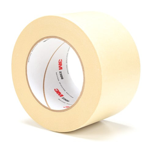 3M Masking Tape 2308 Tan 72 mm × 55 m 5.3 mil - Industrial Tool & Supply