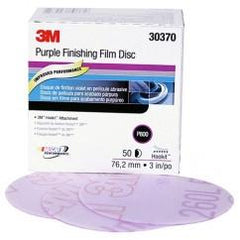 3 - P800 Grit - 30370 Film Disc - Industrial Tool & Supply