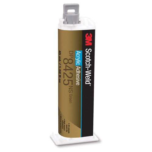 3M Scotch-Weld Acrylic Adhesive DP8425NS Green 45 mL Duo-Pak - Industrial Tool & Supply