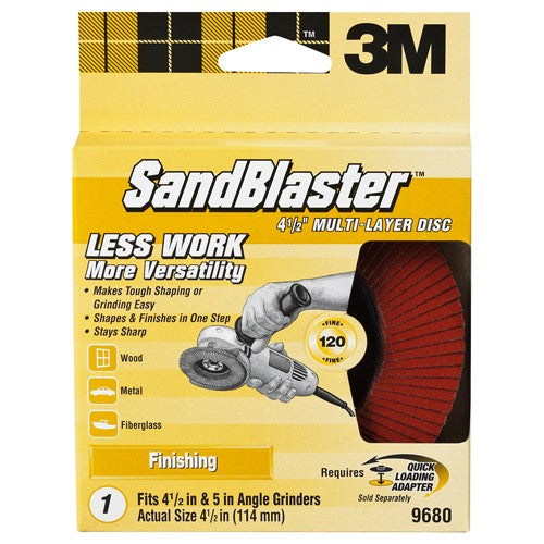 4.5 in 3M™ SandBlaster™ Multi-Lay Alt Mfg # 54766 - Industrial Tool & Supply