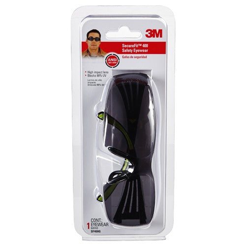 ‎3M SecureFit 400 Eye Protection SF400G-WV-6-PS Gray Anti-Fog - Industrial Tool & Supply