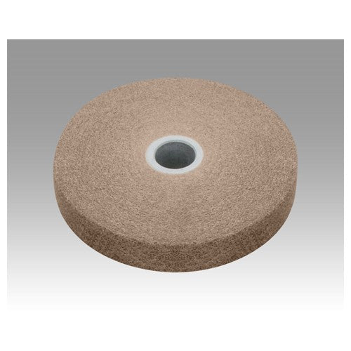 Scotch-Brite EXL Unitized Wheel XL-UW 6A Medium 4″ × 1/4″ × 1/4″ - Industrial Tool & Supply