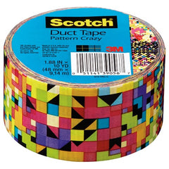 1.88 in × 10 yd Scotch(R) Duct Tape 910-PAC-CPattern Crazy Alt Mfg # 39056 - Industrial Tool & Supply