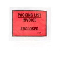 List PLE-F1 4-1/2" x 5-1/2" Packing List Envelope - Industrial Tool & Supply