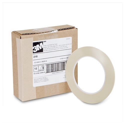 Scotch Fine Line Tape 218 Green 1/16″ × 60 yd 5.0 mil - Industrial Tool & Supply