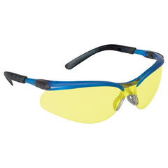‎3M BX Protective Eyewear. 11524-00000-20 Light Amber Anti-Fog Lens Ocean Blue Frame - Industrial Tool & Supply