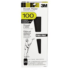 3M Drywall Sanding Sheet 99432NA 4 3/16″ × 11 1/4″ 100 grit - Industrial Tool & Supply