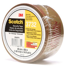 Scotch Printed Message Box Sealing Tape 3732 Tan 48 mm × 50 m - Industrial Tool & Supply