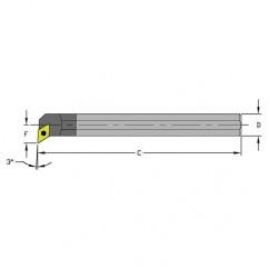 E12Q SDUPR3 Solid Carbide Boring Bar w/Coolant - Industrial Tool & Supply