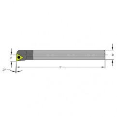 E12Q STUCR3 Solid Carbide Boring Bar w/Coolant - Industrial Tool & Supply