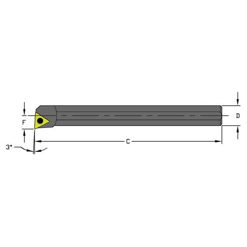 S05G STUCR1.2 Steel Boring Bar - Industrial Tool & Supply