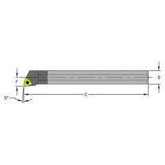 E12Q SWLCL3 Solid Carbide Boring Bar w/Coolant - Industrial Tool & Supply