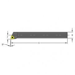 A12Q SWLCL3 3/4" SH Indexable Coolant-Thru Boring Bar - Industrial Tool & Supply