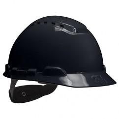 HARD HAT H-712R-UV BLACK WITH - Industrial Tool & Supply