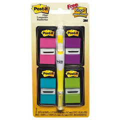 Post-it Flags 680-PPBGVA 1″ × 1.7″ (25 4 mm × 43 2 mm) Assorted - Exact Industrial Supply