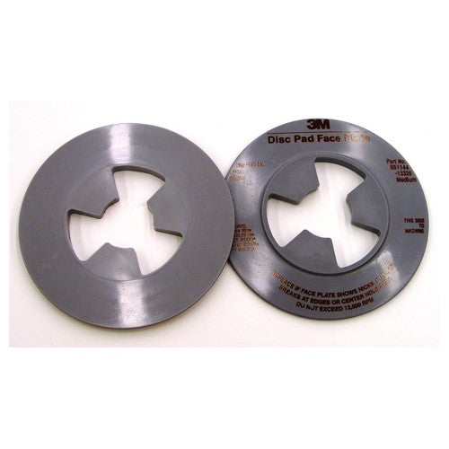‎3M Disc Pad Face Plate 13325 4-1/2″ Medium Gray - Industrial Tool & Supply