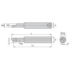 FSII31262593760R WG STEEL GROOVING THREADING BARS - Industrial Tool & Supply