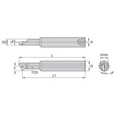 FSII31262593760R WG STEEL GROOVING THREADING BARS - Industrial Tool & Supply