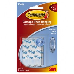 Command™ Clear Medium Refill Alt Mfg # 34708 - Industrial Tool & Supply