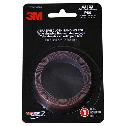 ‎3M Cloth Sanding Roll 03132 1″ × 1-1/2 yd medium - Industrial Tool & Supply