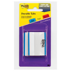 ‎Post-it Durable Tabs 686F-50BL 2 in. × 1.5 in. (50 8 mm × 38 mm) Blue - Exact Industrial Supply