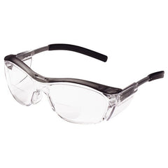 ‎3M Nuvo Reader Protective Eyewear 11436-00000-20 Clear Lens Gray Frame +2.5 Diopter - Industrial Tool & Supply