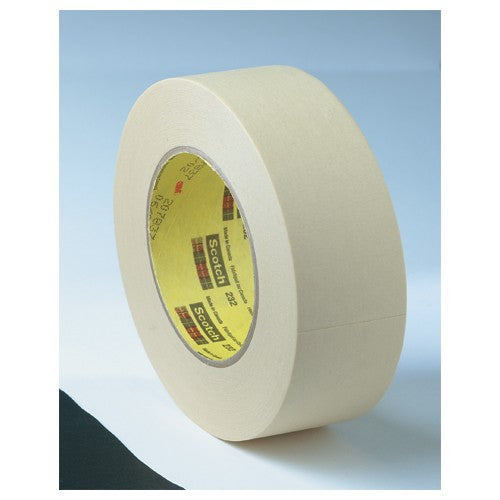 3M High Performance Masking Tape 232 Tan 6 mm × 55 m 6.3 mil - Industrial Tool & Supply