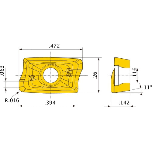 AOMT123604PEER-M MP9130 INSERT
