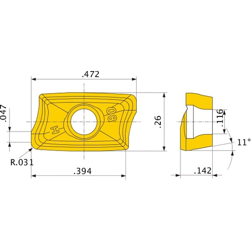 AOMT123608PEER-H MP9120 INSERT
