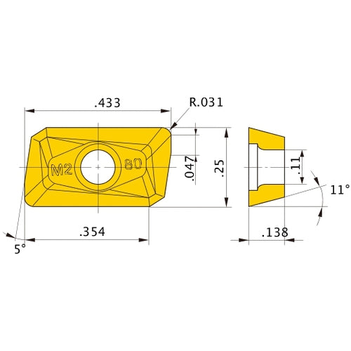 APMT1135PDER-M2 F7030 INSERT