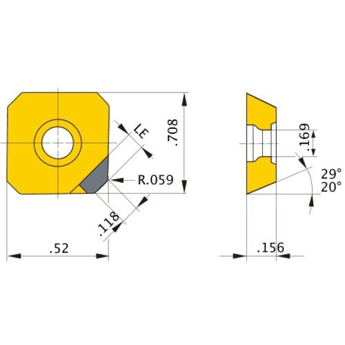 NP-WEEW13T3AGTR3C MB710 CBN INSERT