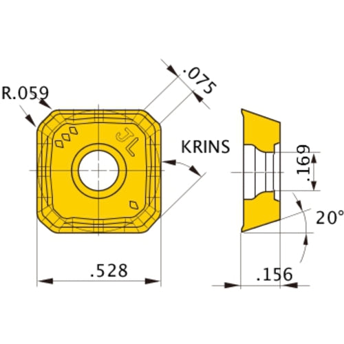 SEET13T3AGEN-JL F7030 INSERT