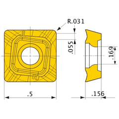SOET12T308PEER-JL VP15TF INSERT