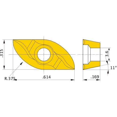 SRM212E-M MP9120 MILLING INSERT