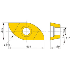 SRM212E MP6120 MILLING INSERT