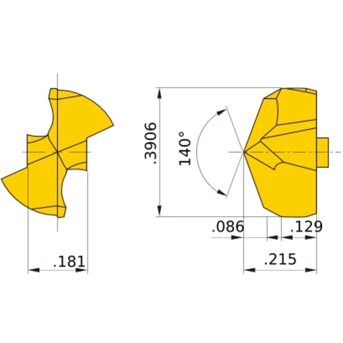 STAWK0025TG DP5010 DRILLING INSERT
