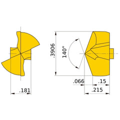 STAWN0025TH VP15TF DRILLING INSERT